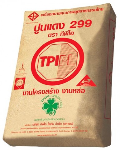 ปูนซีเมนต์ไฮดรอลิก ชนิดใช้งานทั่วไป ตราทีพีไอ 299